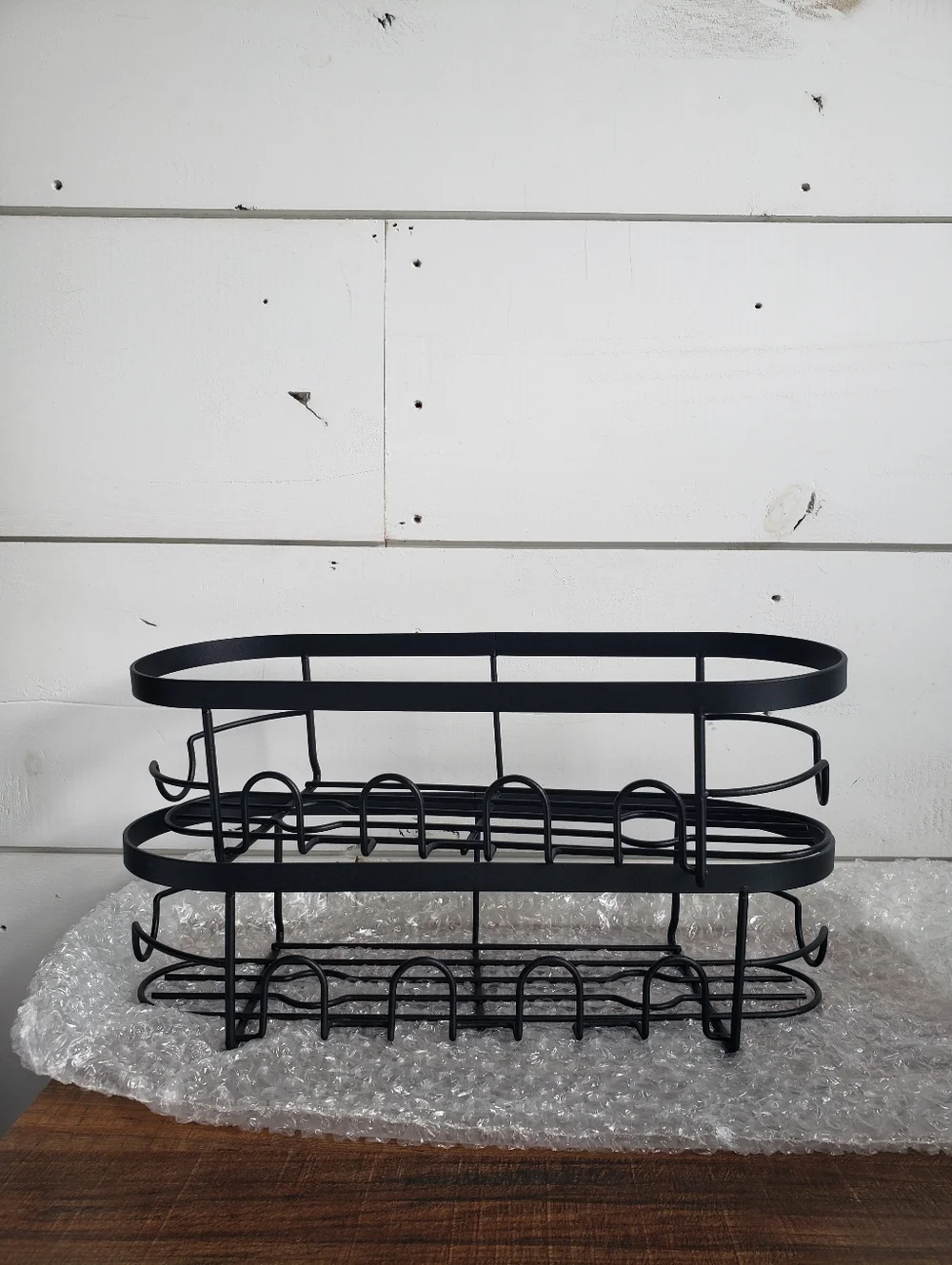 Shower Caddy Rust Proof New In The Box - 2pc - Black